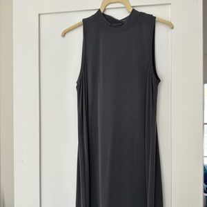Madewell grey dress high neck.